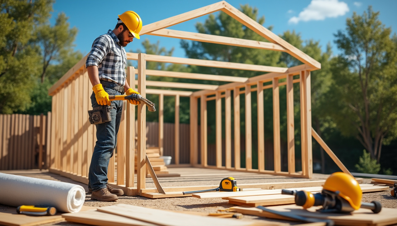 découvrez comment construire un garage en ossature bois par vous-même grâce à notre guide complet. des étapes détaillées aux conseils pratiques, apprenez à créer un espace de stockage durable et esthétique, tout en économisant sur les coûts de construction.