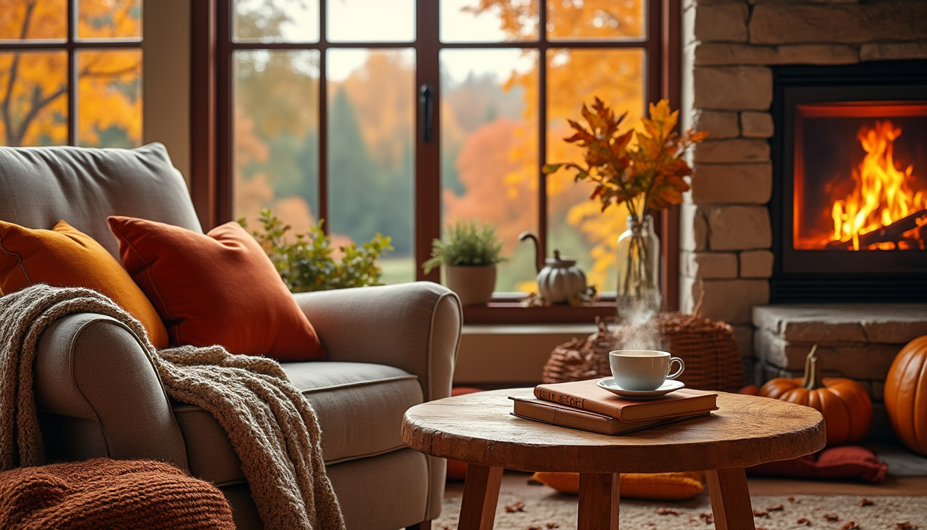découvrez comment les couleurs automnales peuvent transformer votre intérieur en un oasis de chaleur et de confort. explorez des idées inspirantes pour intégrer des teintes chaudes et accueillantes, créant ainsi une atmosphère apaisante et chaleureuse dans votre maison.